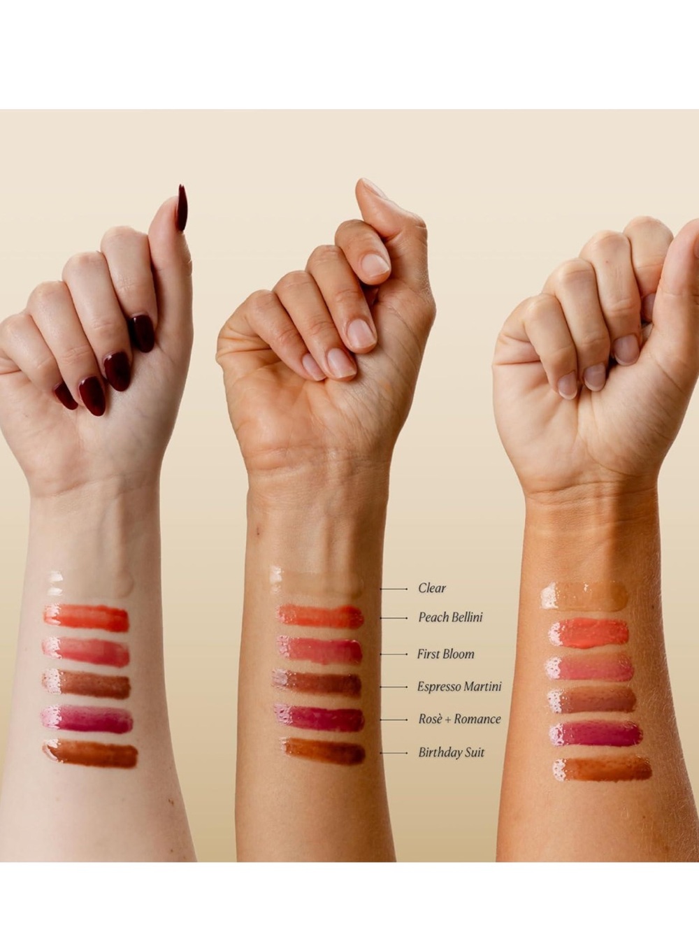Nakery Beauty Nude Plumping + Line Smoothing Lip Treatment rose & romance new! - Picture 2 of 5